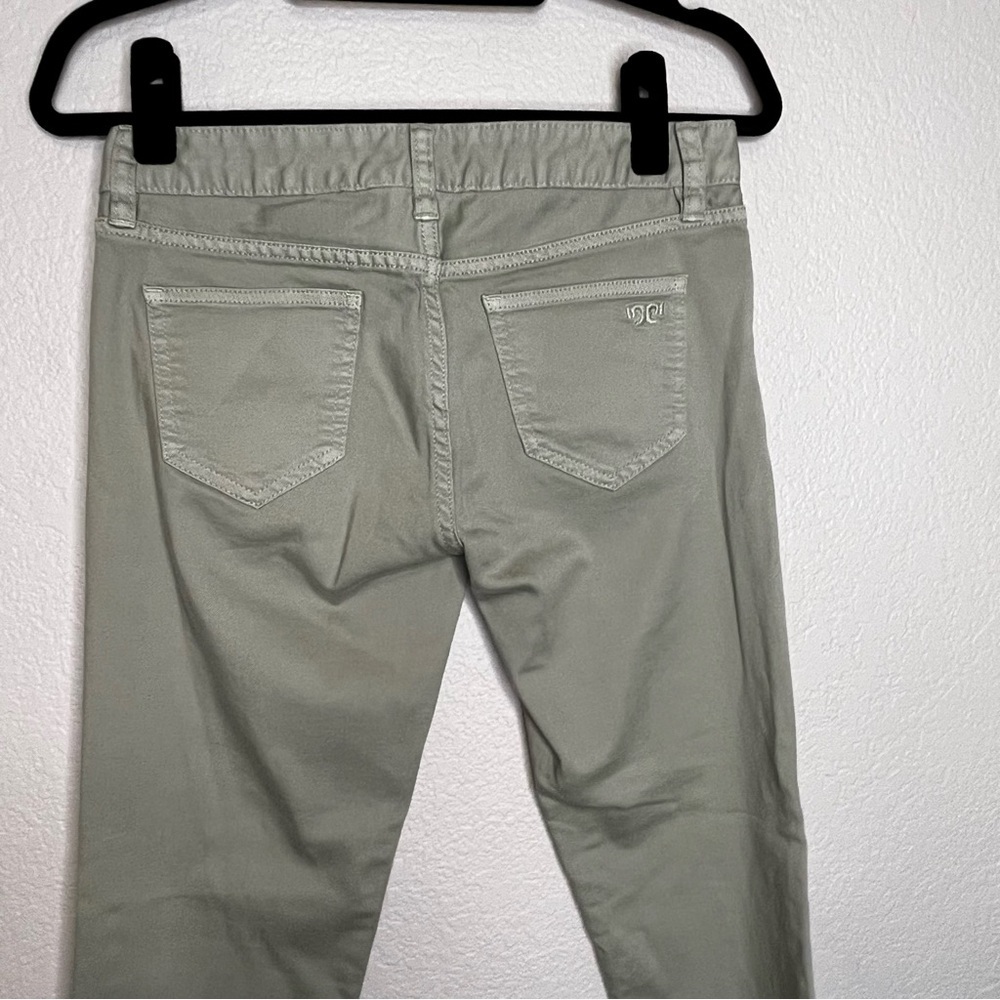 Tory Burch Alexa Cropped Skinny Jeans in Green Size 26 - Picture 16 of 16